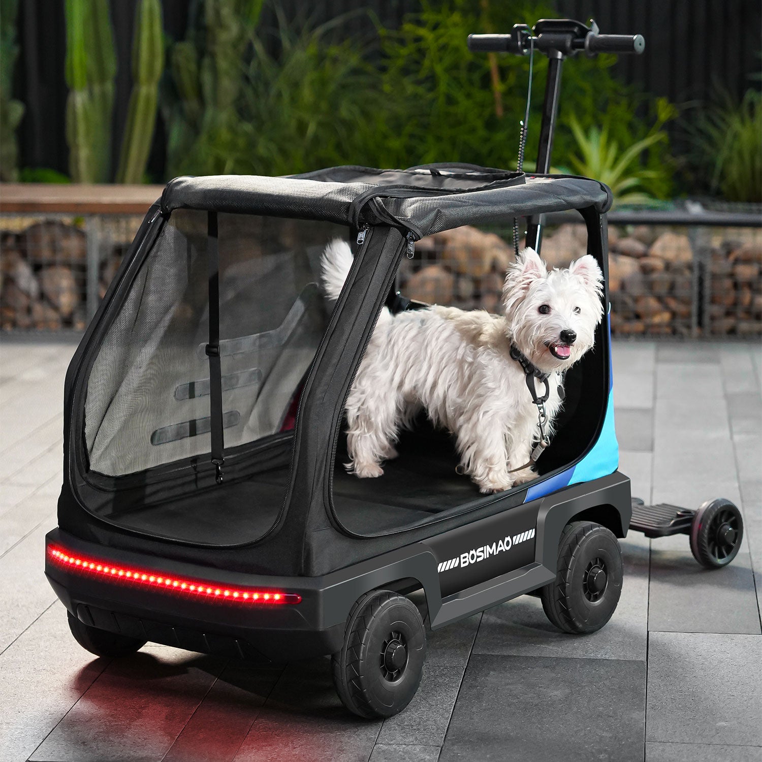 Electric Large Dog Stroller for Medium & Large Breeds – Ideal for Injured, Elderly Pets or Multi-Pet Families