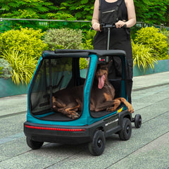 Electric Large Dog Stroller for Medium & Large Breeds – Ideal for Injured, Elderly Pets or Multi-Pet Families